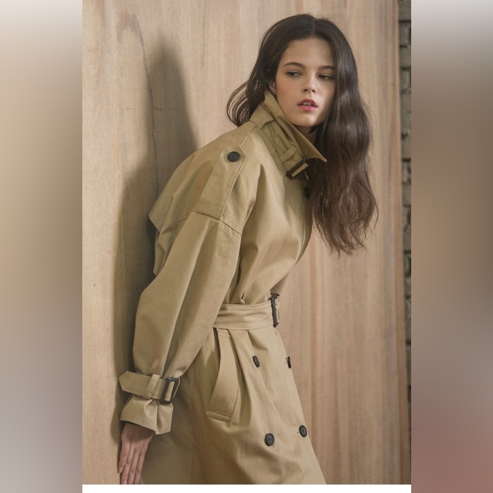 W concept/ Lartigent LP over trench coat - NWT